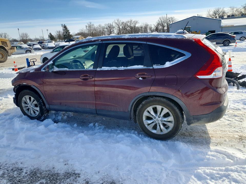 Photo 2 from auction – 2012 HONDA CR-V EXL with VIN 5J6RM4H7XCL028843