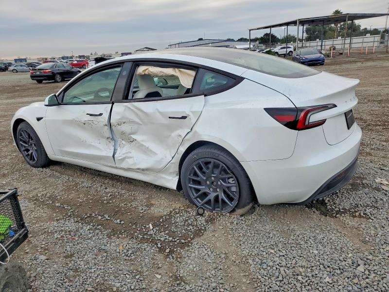 Photo 2 from auction – 2025 TESLA MODEL 3 with VIN 5YJ3E1EA7SF933100
