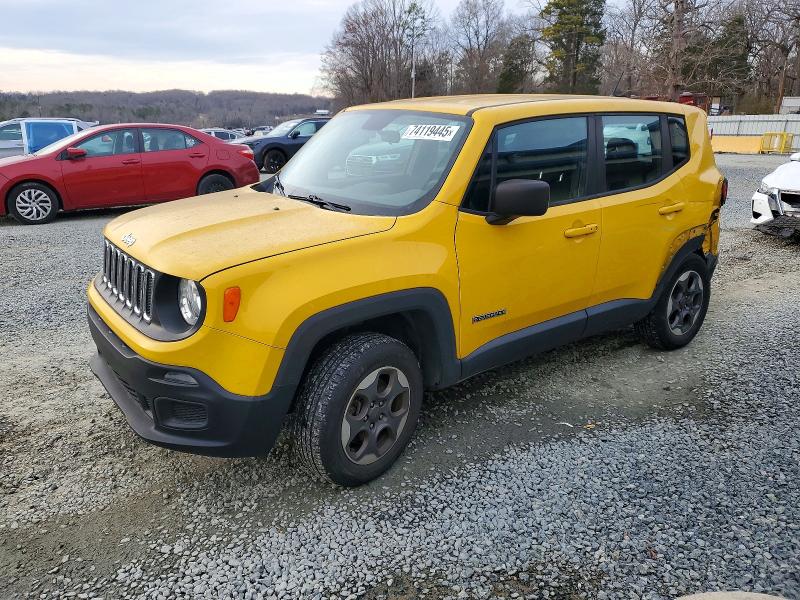 JEEP RENEGADE 2016 with VIN ZACCJBAT8GPC79877 - Photo from auction