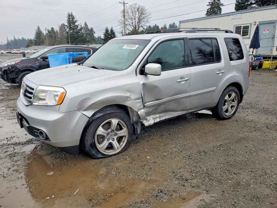 HONDA PILOT EX 2015 with VIN 5FNYF4H45FB005026 - Photo from auction