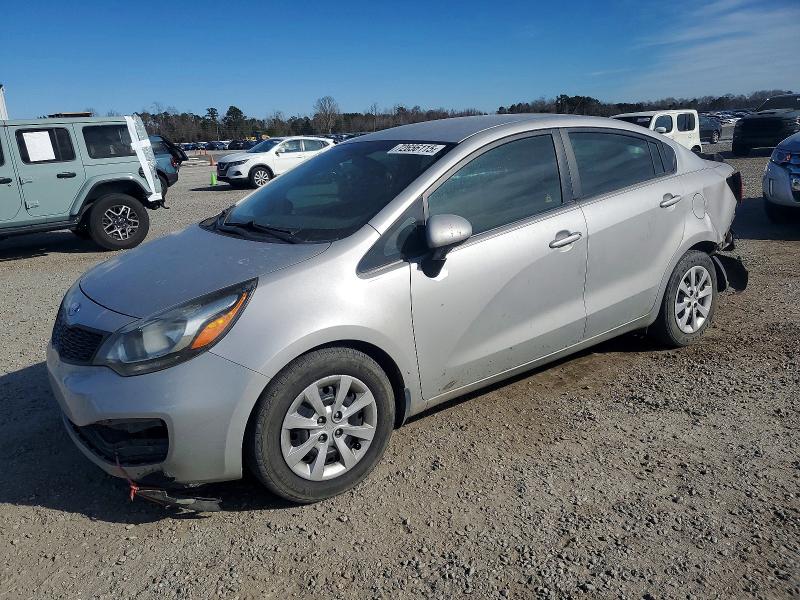 KIA RIO 2014 with VIN KNADM4A34E6371296 - Photo from auction