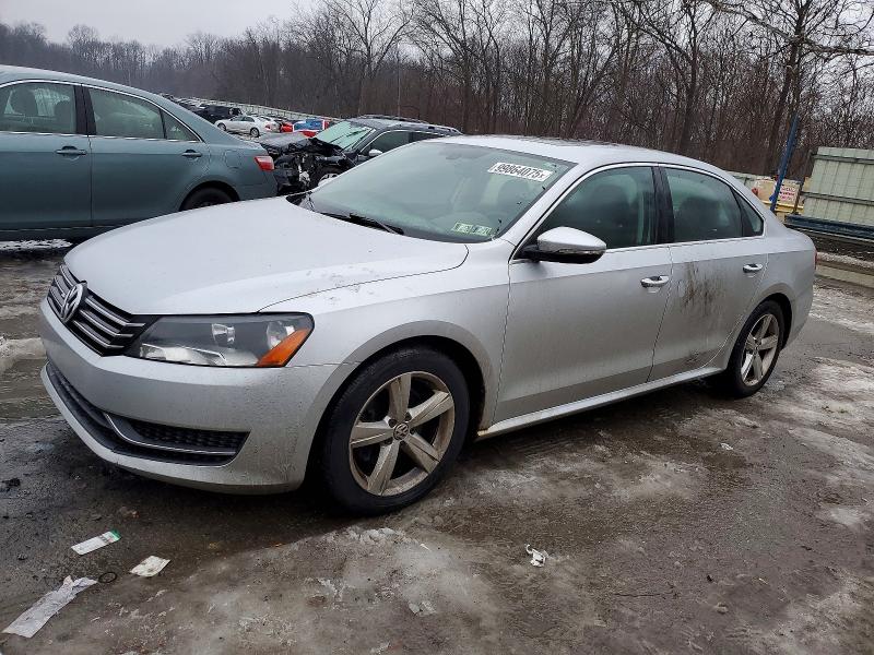 VOLKSWAGEN PASSAT SE 2012 with VIN 1VWBP7A37CC018050 - Photo from auction