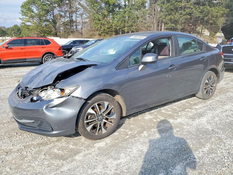 HONDA CIVIC EX 2013 with VIN 19XFB2F84DE008905 - Photo from auction