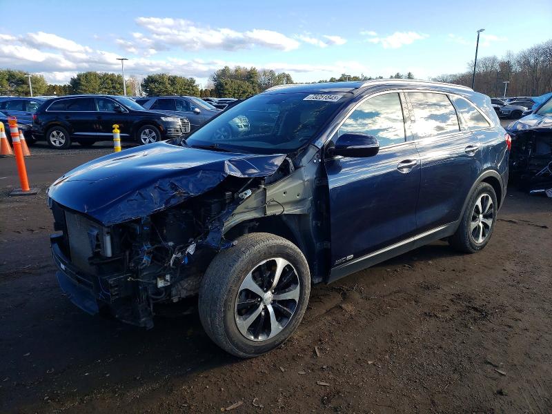 KIA SORENTO EX 2017 with VIN 5XYPHDA51HG260843 - Photo from auction