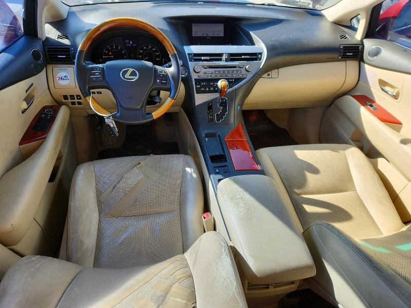 Photo 8 from auction – 2010 LEXUS RX 350 with VIN 2T2ZK1BA1AC021682