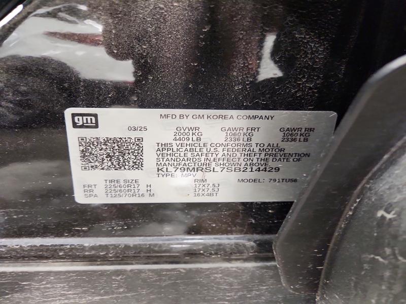 Photo 14 from auction – 2025 CHEVROLET TRAILBLAZE with VIN KL79MRSL7SB214429