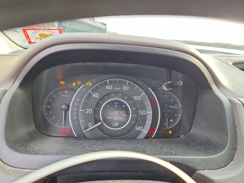 Photo 9 from auction – 2013 HONDA CR-V EX with VIN 5J6RM4H5XDL088802