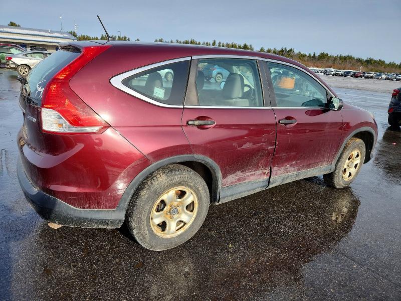 Photo 3 from auction – 2013 HONDA CR-V LX with VIN 5J6RM4H31DL010407