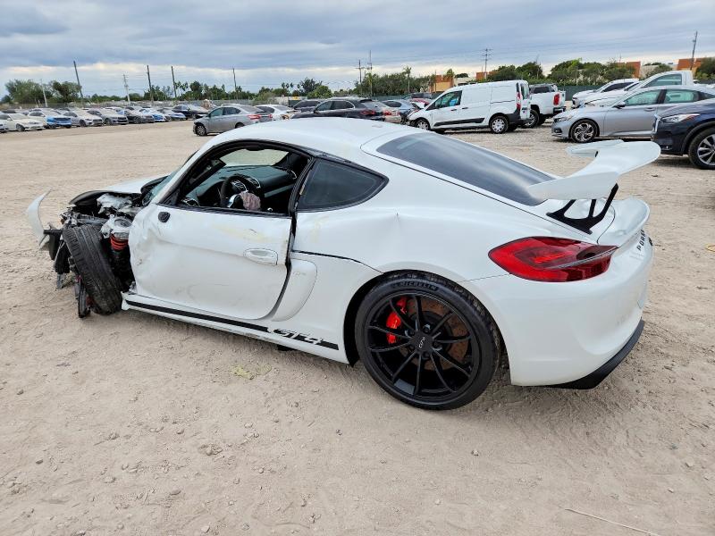 Photo 2 from auction – 2016 PORSCHE CAYMAN GT4 with VIN WP0AC2A82GK197098