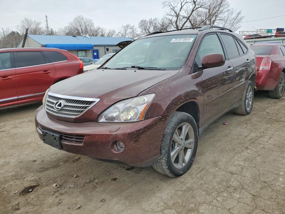 LEXUS RX 400H 2008 with VIN JTJGW31U482850260 - Photo from auction