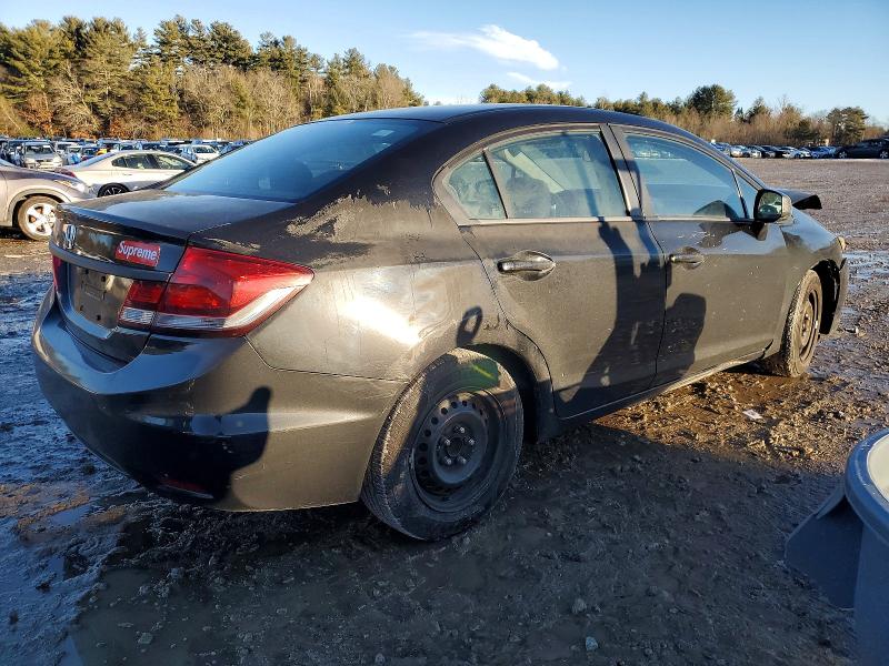 Photo 3 from auction – 2013 HONDA CIVIC LX with VIN 2HGFB2F53DH550847