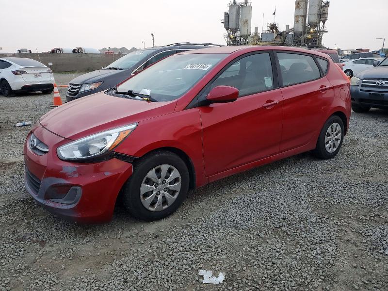 HYUNDAI ACCENT SE 2017 with VIN KMHCT5AE1HU335442 - Photo from auction