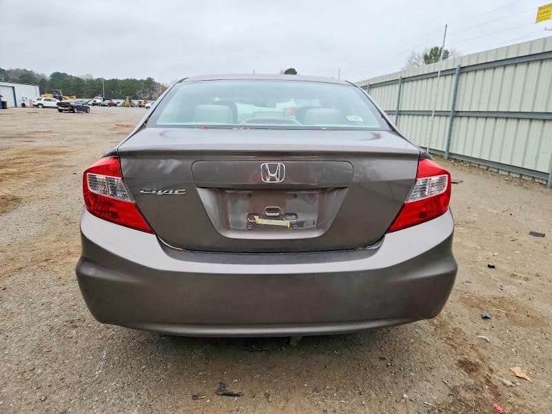 Photo 6 from auction – 2012 HONDA CIVIC LX with VIN 2HGFB2F59CH587738