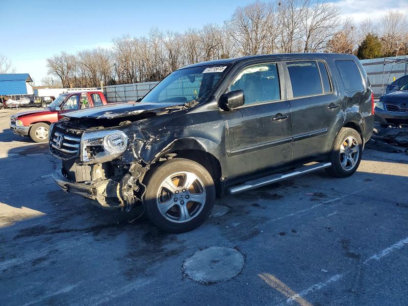 HONDA PILOT EXL 2013 with VIN 5FNYF3H55DB003633 - Photo from auction