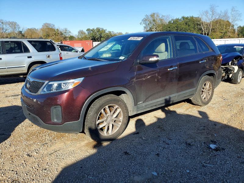 KIA SORENTO LX 2014 with VIN 5XYKTCA67EG544081 - Photo from auction