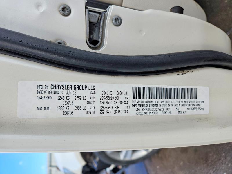 Photo 14 from auction – 2012 DODGE JOURNEY CR with VIN 3C4PDDDG2CT375073