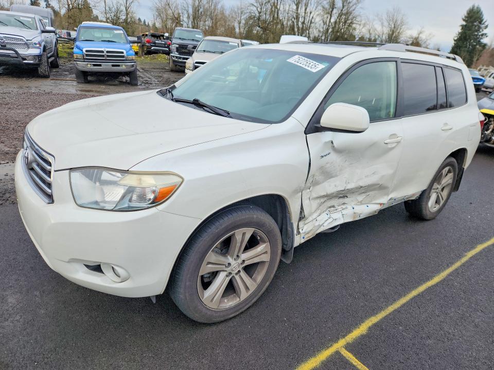 TOYOTA HIGHLANDER 2008 with VIN JTEES43A682052613 - Photo from auction
