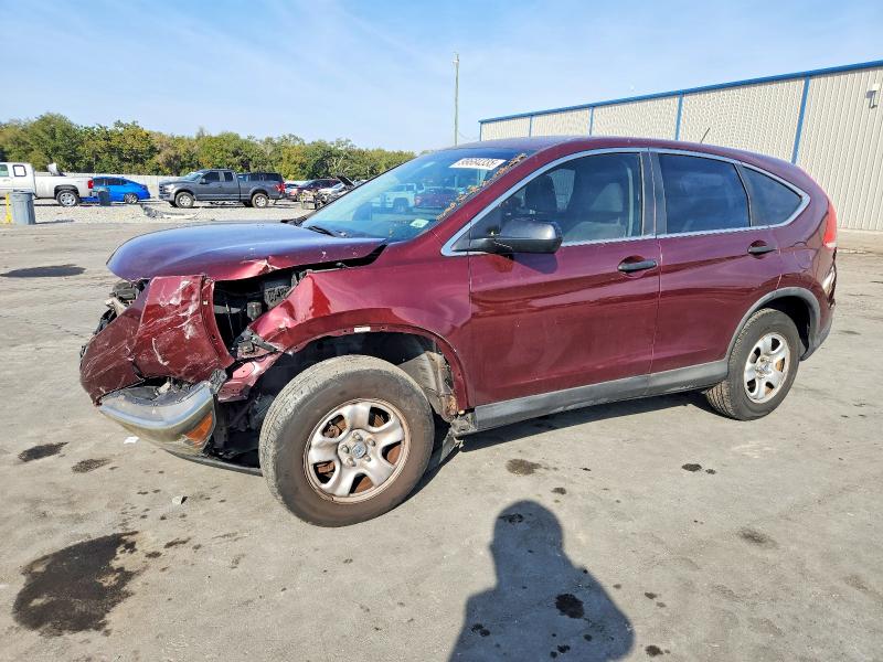 HONDA CR-V LX 2013 with VIN 5J6RM4H36DL059666 - Photo from auction