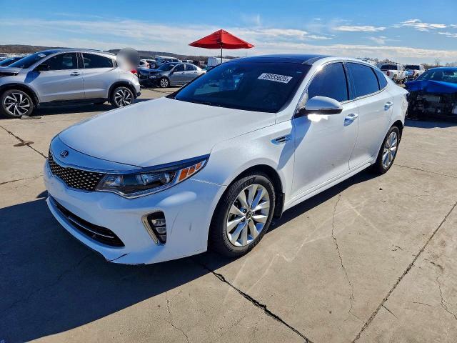 KIA OPTIMA EX 2018 with VIN 5XXGU4L34JG183578 - Photo from auction
