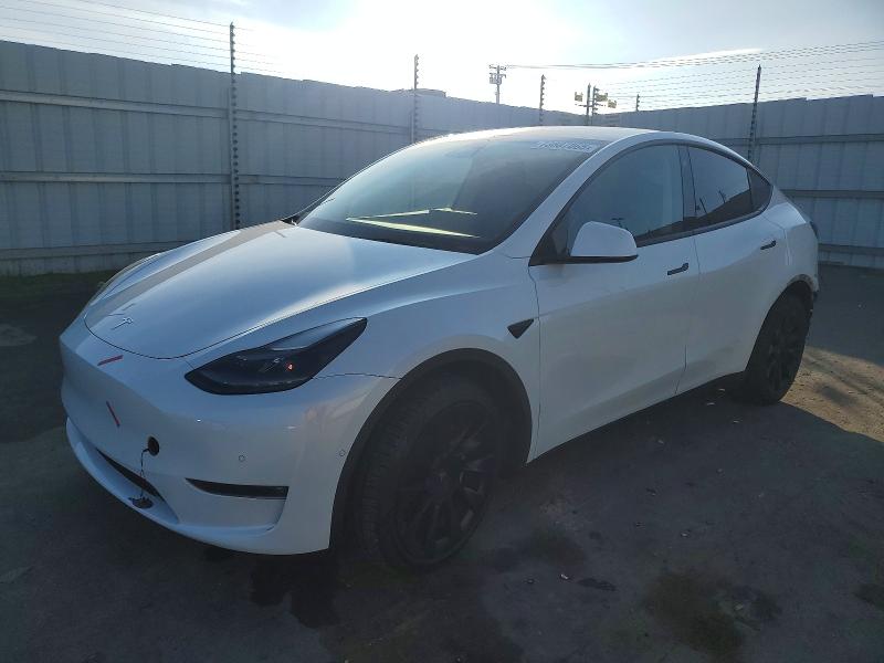 TESLA MODEL Y 2022 with VIN 7SAYGDEE6NF550311 - Photo from auction