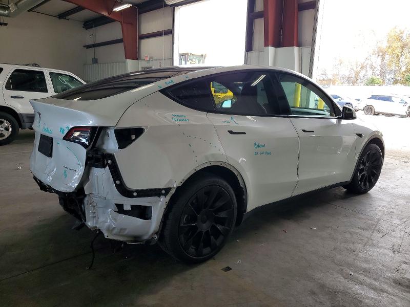 Photo 3 from auction – 2021 TESLA MODEL Y with VIN 5YJYGAEE7MF222714