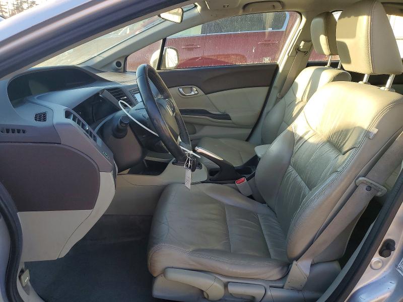 Photo 7 from auction – 2012 HONDA CIVIC EXL with VIN 19XFB2F97CE358939