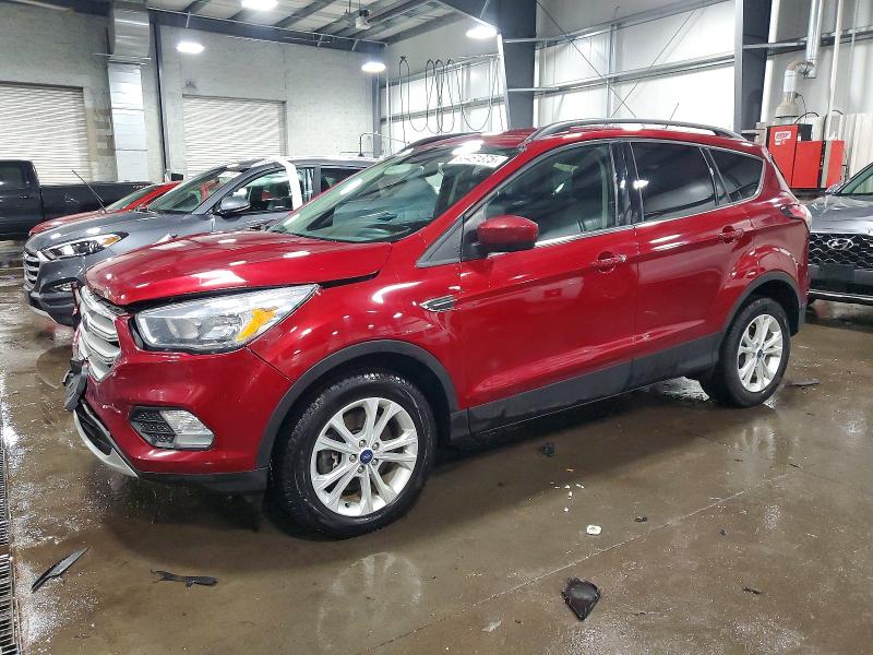 FORD ESCAPE SE 2018 with VIN 1FMCU9GD0JUC08366 - Photo from auction