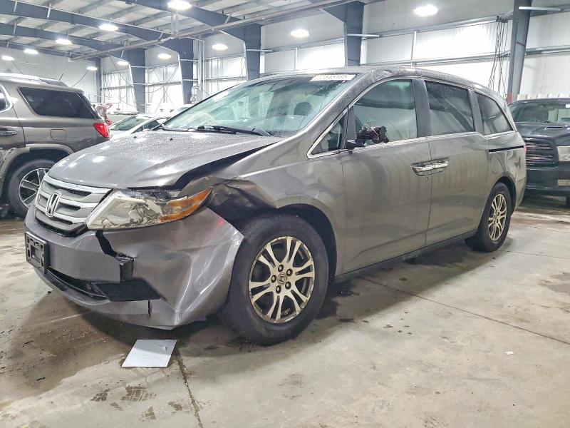 HONDA ODYSSEY EX 2011 with VIN 5FNRL5H40BB100266 - Photo from auction
