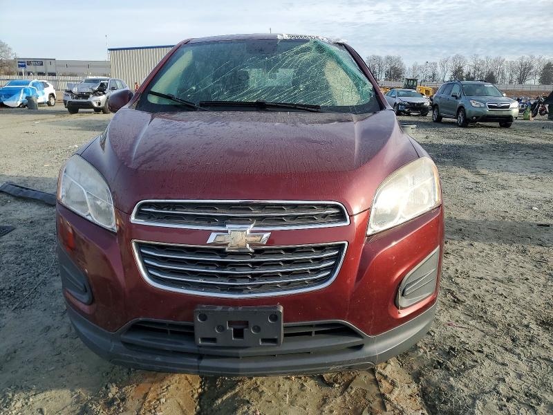 Photo 5 from auction – 2016 CHEVROLET TRAX LS with VIN 3GNCJNSB4GL129935