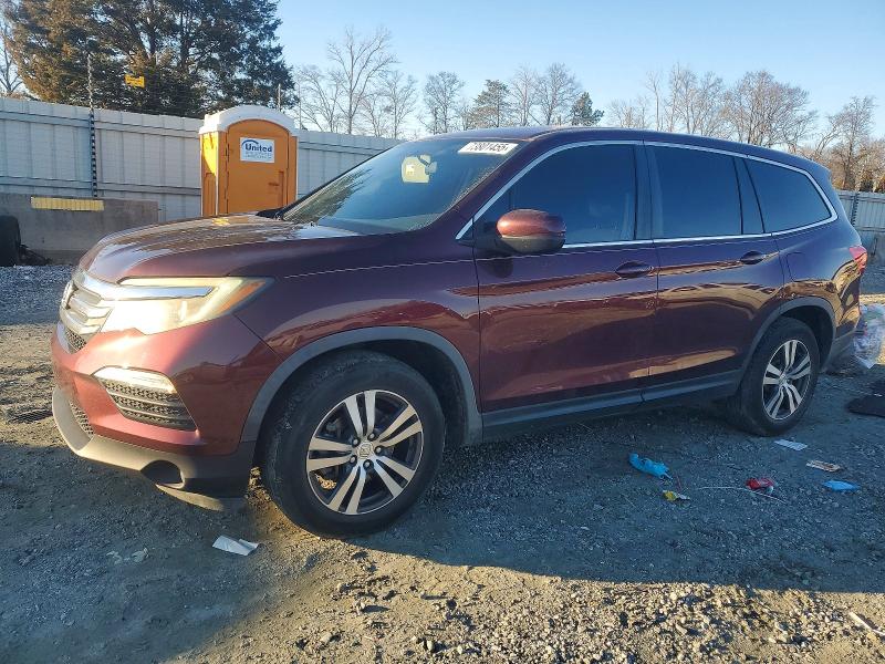 HONDA PILOT 2018 with VIN 5FNYF5H35JB026156 - Photo from auction