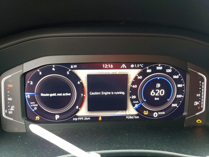 Photo 9 from auction – 2022 VOLKSWAGEN ATLAS SEL with VIN 1V2BR2CA2NC523927