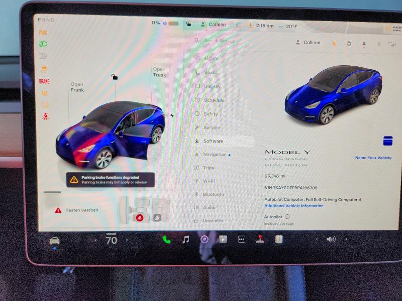 Photo 9 from auction – 2023 TESLA MODEL Y with VIN 7SAYGDEE9PA196705