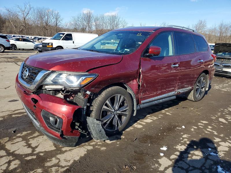 NISS PATHFINDER 2017 with VIN 5N1DR2MM0HC621955 - Photo from auction