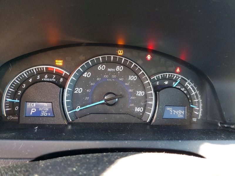 Photo 9 from auction – 2012 TOYOTA CAMRY SE with VIN 4T1BK1FK1CU506446