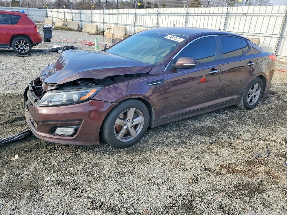 KIA OPTIMA 2015 with VIN 5XXGM4A72FG485061 - Photo from auction