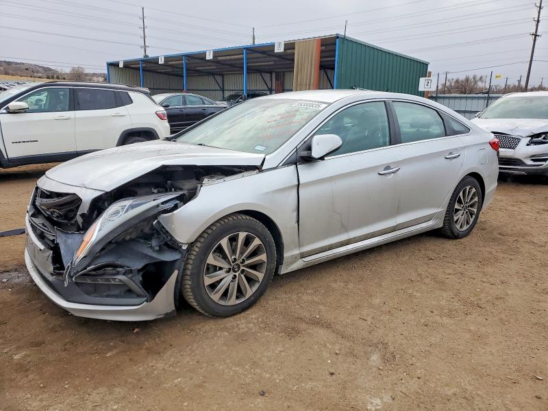 HYUNDAI SONATA SPO 2016 with VIN 5NPE34AF3GH357807 - Photo from auction