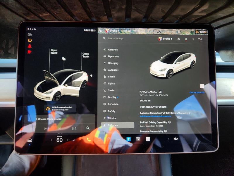 Photo 9 from auction – 2021 TESLA MODEL 3 with VIN 5YJ3E1EA4MF063616