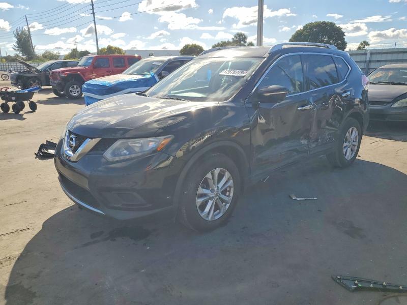 NISSAN ROGUE S 2015 with VIN KNMAT2MT8FP540319 - Photo from auction