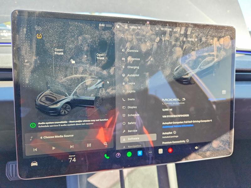 Photo 9 from auction – 2025 TESLA MODEL 3 with VIN 5YJ3E1EA7SF942928