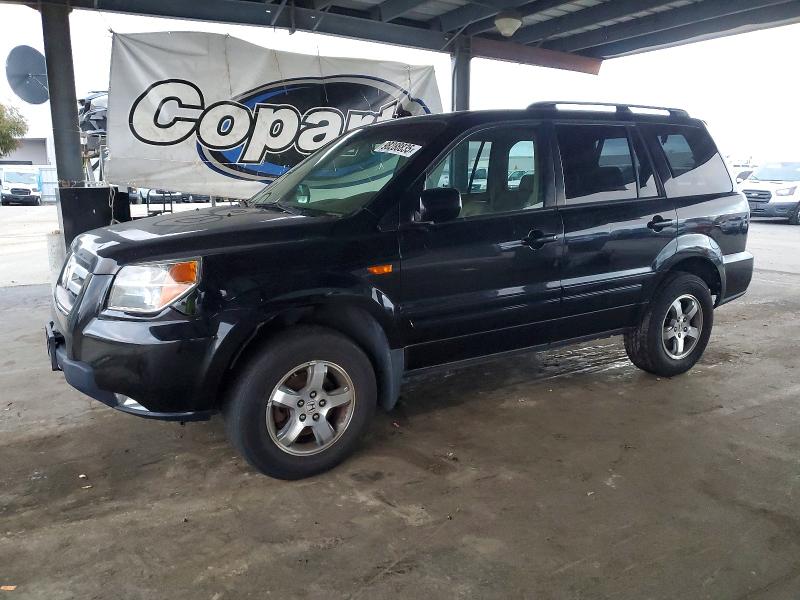 HONDA PILOT EXL 2008 with VIN 5FNYF18658B014537 - Photo from auction