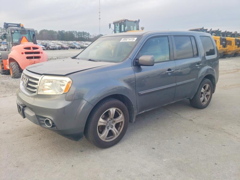 HONDA PILOT EXL 2012 with VIN 5FNYF3H53CB039495 - Photo from auction