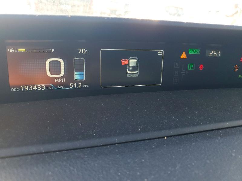 Photo 9 from auction – 2019 TOYOTA PRIUS with VIN JTDKARFU0K3085041