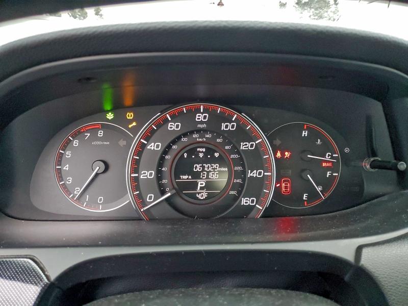 Photo 9 from auction – 2014 HONDA ACCORD SPO with VIN 1HGCR2F50EA228407