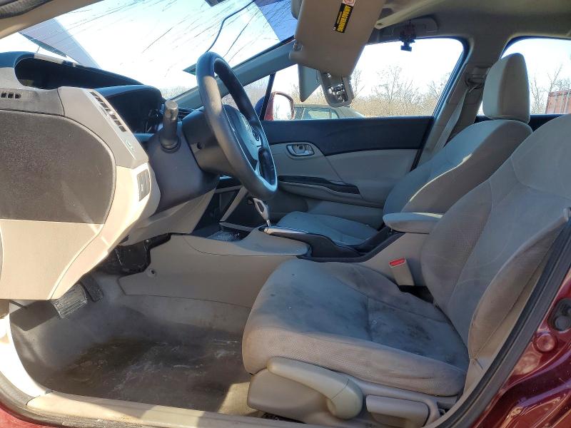 Photo 7 from auction – 2012 HONDA CIVIC LX with VIN 2HGFB2F5XCH574867
