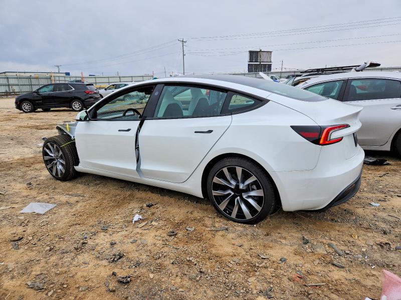 Photo 2 from auction – 2025 TESLA MODEL 3 with VIN 5YJ3E1EB7SF049005