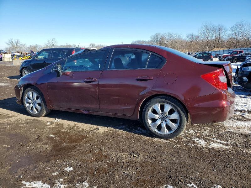 Photo 2 from auction – 2012 HONDA CIVIC LX with VIN 2HGFB2F5XCH574867