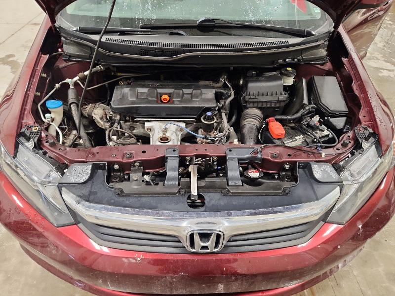 Photo 11 from auction – 2012 HONDA CIVIC LX with VIN 19XFB2F51CE062716