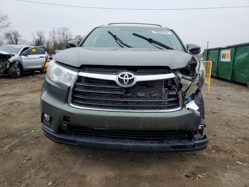 Photo 5 from auction – 2014 TOYOTA HIGHLANDER with VIN 5TDJKRFH7ES043383