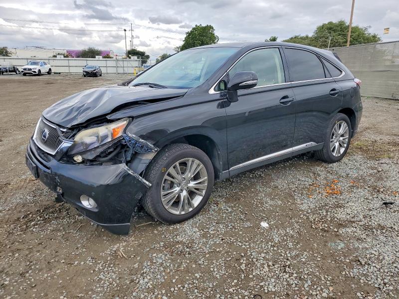 LEXUS RX 450H 2011 with VIN JTJZB1BA5B2004630 - Photo from auction