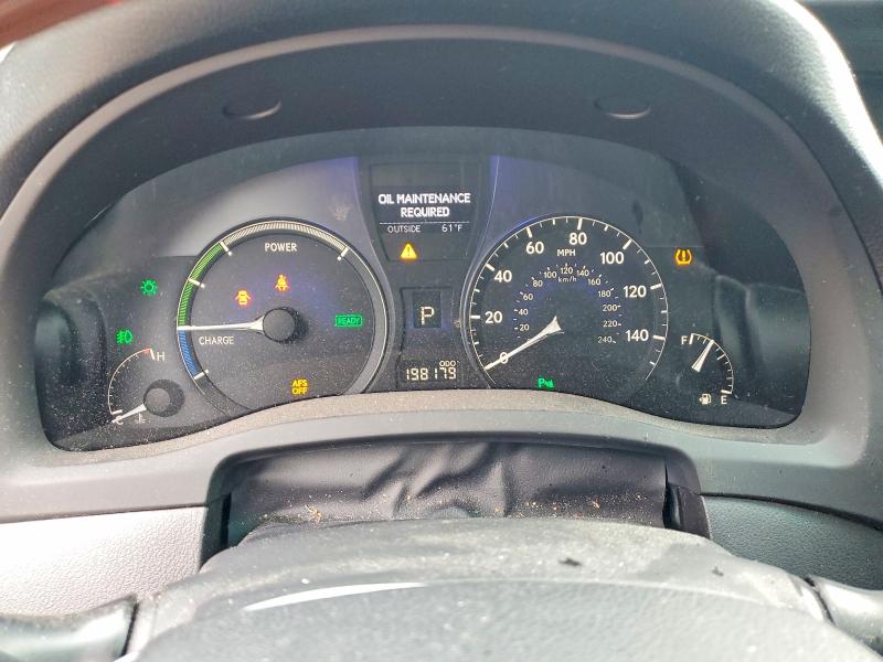 Photo 9 from auction – 2010 LEXUS RX 450H with VIN JTJBC1BA3A2008902
